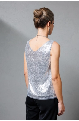 Блуза КО-КО 4.27 серебро  Блуза КО-КО 4.27 серебро