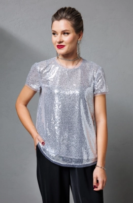 Блуза КО-КО 4.50.1 серебро 