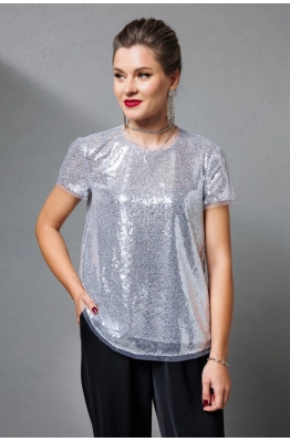 Блуза КО-КО 4.50.1 серебро 