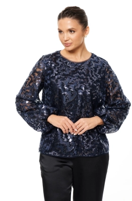 Блуза Panda 200543w синий 