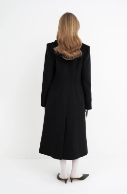 Пальто PiRS 5780 черный  Пальто PiRS 5780 черный