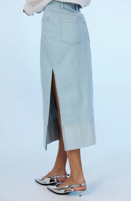 Юбка Buter 3018 голубой  Юбка Buter 3018 голубой