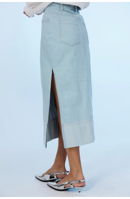 Юбка Buter 3018 голубой  Юбка Buter 3018 голубой