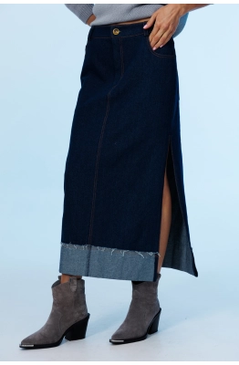 Юбка Buter 3018 темно-синий 