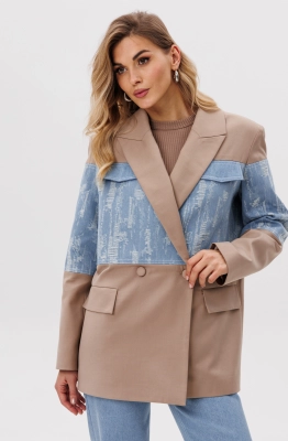 Жакет EOLA 2779 темно-бежевый 