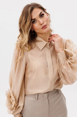 Блуза EOLA 2785 бежевый 