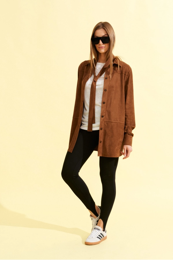 Блуза ELLETTO LIFE 3822 корица  