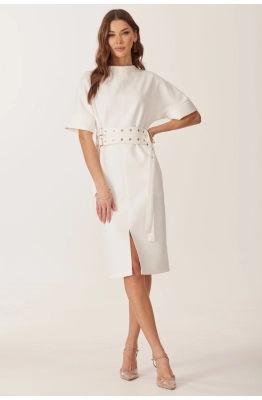 Платье Lyushe 4005 молочный 