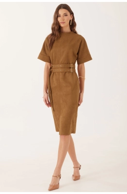 Платье Lyushe 4005 коричневый  Платье Lyushe 4005 коричневый