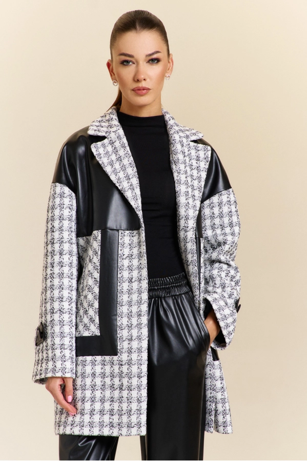 Тренч DiLiaFashion 0921 мультидизайн Тренч DiLiaFashion 0921 мультидизайн
