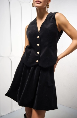 Юбка DEVITA 2018 черный  Юбка DEVITA 2018 черный