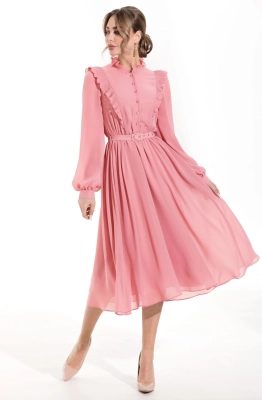 Платье Golden Valley 4861-1 розовый  Платье Golden Valley 4861-1 розовый