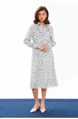 Платье Panda 12380 голубой 