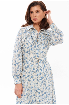 Платье Panda 12380 голубой 