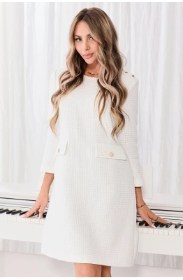 Платье Golden Valley 44082-1 молочный 