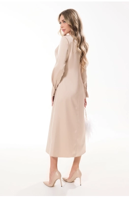 Платье Golden Valley 4992-1 бежевый  Платье Golden Valley 4992-1 бежевый