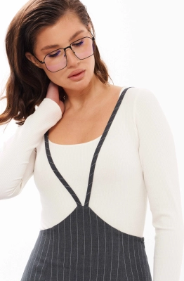 Сарафан Panda 13480 серый  Сарафан Panda 13480 серый