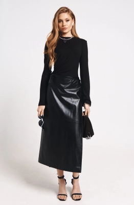 Юбка MilMil 1175 Черный  Юбка MilMil 1175 Черный