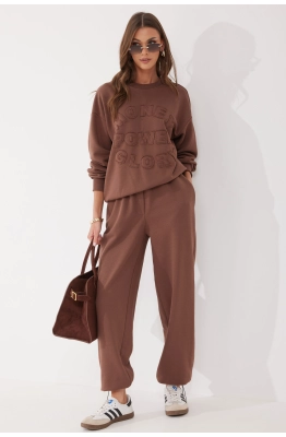 Костюм Lyushe 4054 коричневый 