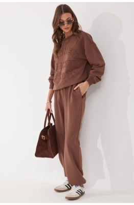 Костюм Lyushe 4054 коричневый 