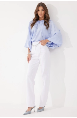 Брюки Lyushe 4055 белый  Брюки Lyushe 4055 белый
