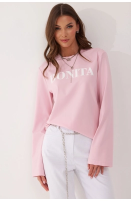 Джемпер Lyushe 4058 розовый  Джемпер Lyushe 4058 розовый