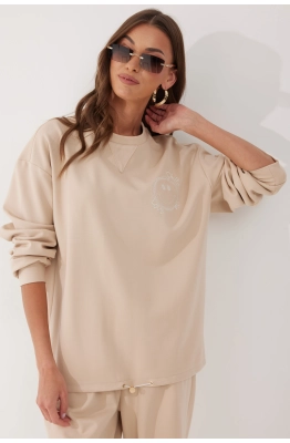 Джемпер Lyushe 4059 бежевый Джемпер Lyushe 4059 бежевый