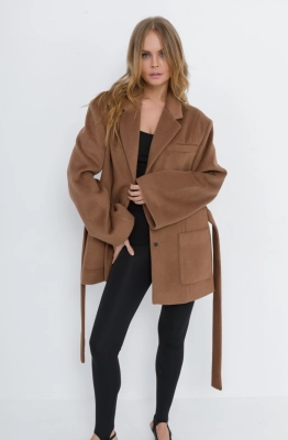 Пальто PiRS 5790 бежевый 