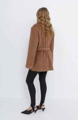 Пальто PiRS 5790 бежевый 