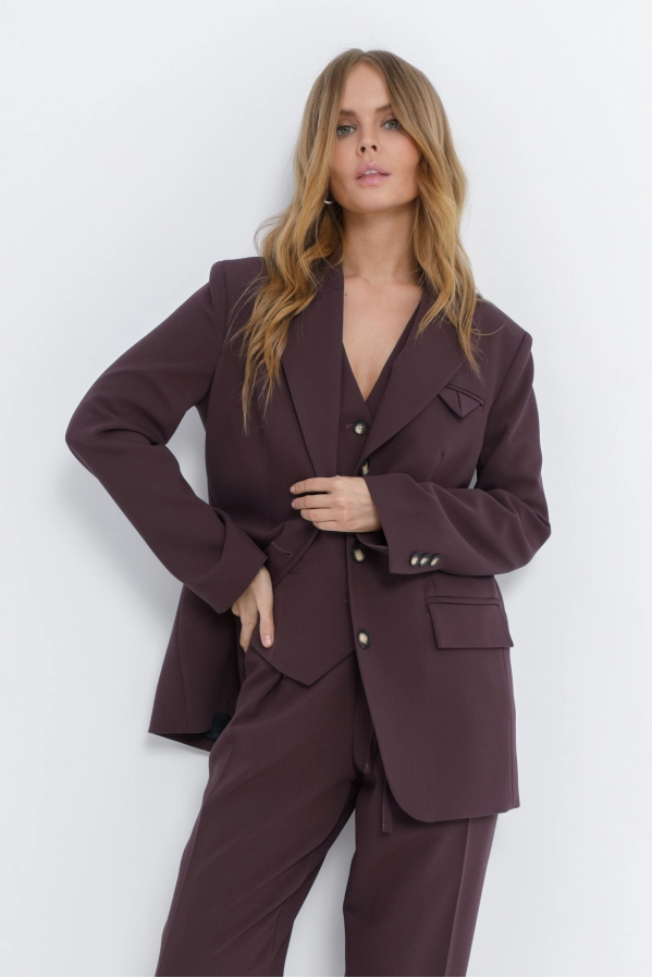 Костюм-двойка PiRS 5795в пыльный бургунди Костюм-двойка PiRS 5795в пыльный бургунди
