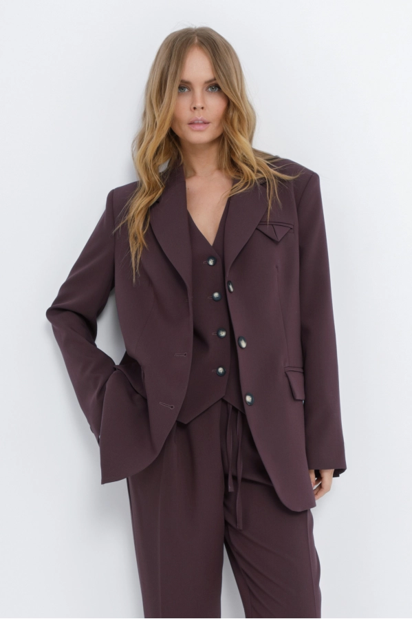 Костюм-двойка PiRS 5795в пыльный бургунди Костюм-двойка PiRS 5795в пыльный бургунди