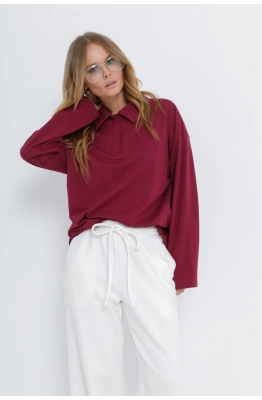 Футболка PiRS 5804 марсала 