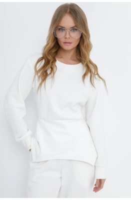 Джемпер PiRS 5811 молочный  Джемпер PiRS 5811 молочный