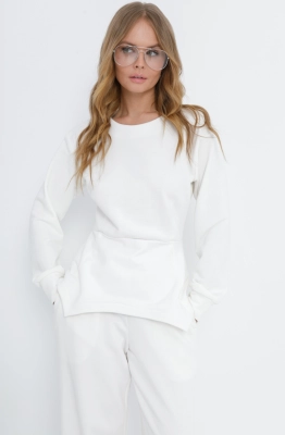 Джемпер PiRS 5811 молочный 