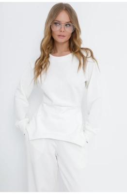 Джемпер PiRS 5811 молочный  Джемпер PiRS 5811 молочный