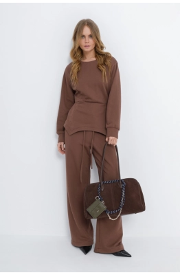 Джемпер PiRS 5811 коричневый  Джемпер PiRS 5811 коричневый