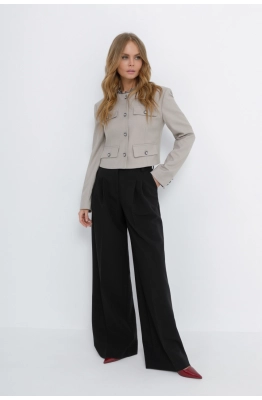 Жакет PiRS 5815 серо-бежевый 