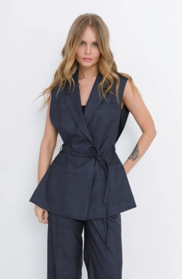 Жилет PiRS 5837 темно-синий  Жилет PiRS 5837 темно-синий