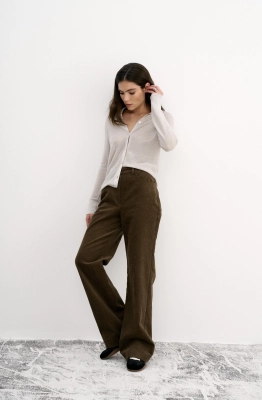 Брюки THE VERY 2422 оливково-коричневый  Брюки THE VERY 2422 оливково-коричневый