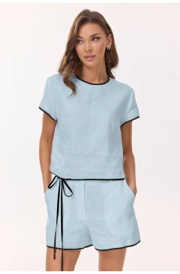 Блуза Buter 3045 голубой 