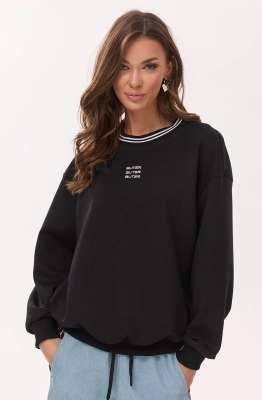 Джемпер Buter 3059 черный  Джемпер Buter 3059 черный