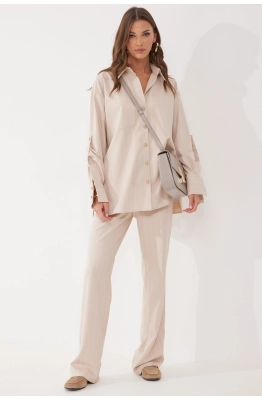 Костюм Lyushe 4036 бежевый  Костюм Lyushe 4036 бежевый