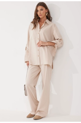 Костюм Lyushe 4036 бежевый  Костюм Lyushe 4036 бежевый