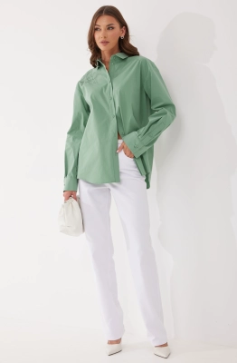 Блуза Lyushe 4041 зеленый Блуза Lyushe 4041 зеленый