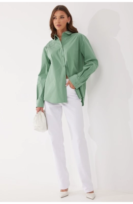 Блуза Lyushe 4041 зеленый 