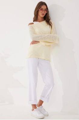 Джемпер Lyushe 4049 желтый Джемпер Lyushe 4049 желтый