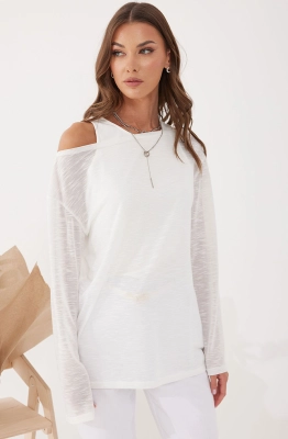 Джемпер Lyushe 4049 белый Джемпер Lyushe 4049 белый