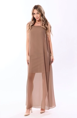 Платье Golden Valley 44153 бежевый  Платье Golden Valley 44153 бежевый