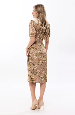 Платье Golden Valley 44125 бежевый  Платье Golden Valley 44125 бежевый
