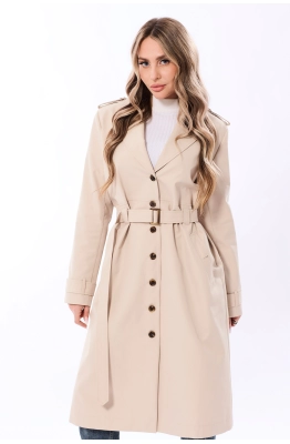 Плащ Golden Valley 7174 светло-бежевый  Плащ Golden Valley 7174 светло-бежевый